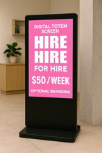 Load image into Gallery viewer, Digital Totem Screen Hire – Indoor Advertising Display | Brisbane