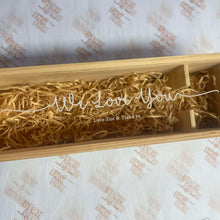 Load image into Gallery viewer, Personalised Printed Wine and Champagne Box