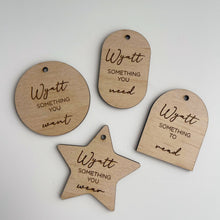 Load image into Gallery viewer, Personalised Christmas Mindful Gift Tags (Set of 4)