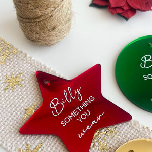 Personalised Christmas Mindful Gift Tags (Set of 4)