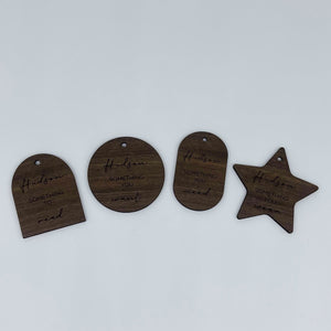Personalised Christmas Mindful Gift Tags (Set of 4)
