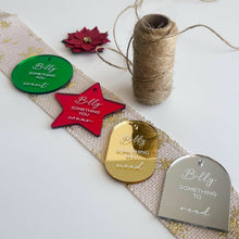 Load image into Gallery viewer, Personalised Christmas Mindful Gift Tags (Set of 4)