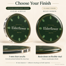 Load image into Gallery viewer, Custom Round Beer Tap Decals – Clear Acrylic &amp; Resin Domed