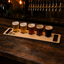 Load image into Gallery viewer, Beer Paddle / Bar Flight 5 Hole