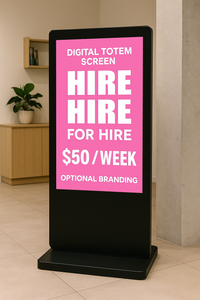 Digital Totem Screen Hire – Indoor Advertising Display | Brisbane
