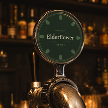 Load image into Gallery viewer, Custom Round Beer Tap Decals – Clear Acrylic &amp; Resin Domed