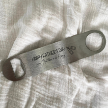 Load image into Gallery viewer, Custom Engraved Metal Bottle Opener