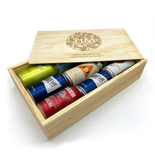 Load image into Gallery viewer, Nine Beer Hamper with Personalised Wood Box