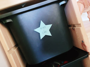 Detachable Acrylic STAR Organisational Labels