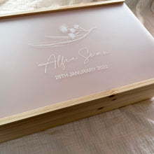 Load image into Gallery viewer, Personalised Baby Keepsake Box