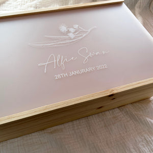 Personalised Baby Keepsake Box