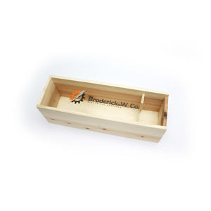 Custom Branded Wood Wine Box with Clear Lid Digital Print