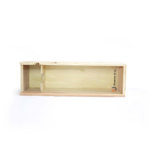 Load image into Gallery viewer, Custom Branded Wood Wine Box with Clear Lid Digital Print