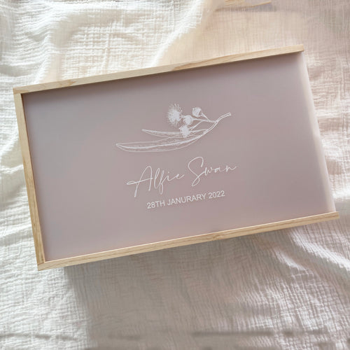 Personalised Baby Keepsake Box