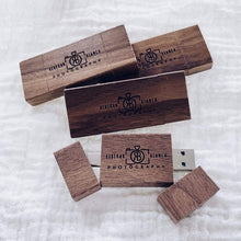 Load image into Gallery viewer, Wood USB and USB C - Rectangle - Engraved