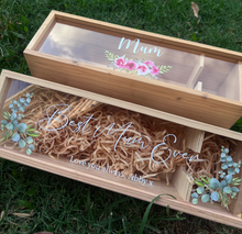 Load image into Gallery viewer, Personalised Printed Wine and Champagne Box