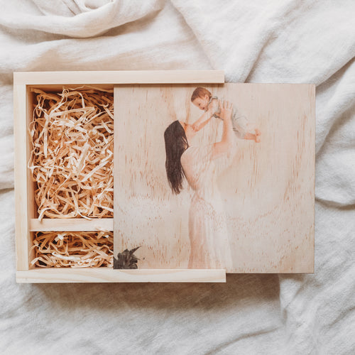 Pine Photo Boxes - Printed (6x4, 5x7, 10x12)