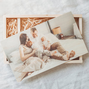 Maple/Walnut Photo Boxes - Printed