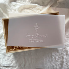 Load image into Gallery viewer, Personalised Baby Keepsake Box