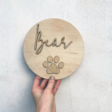 Load image into Gallery viewer, Personalised Pet Name Plaque