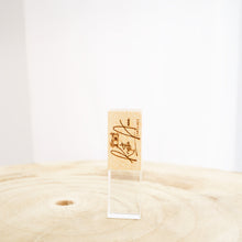 Load image into Gallery viewer, Crystal and Wood USB - Engraved