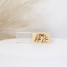 Load image into Gallery viewer, Crystal and Wood USB - Engraved