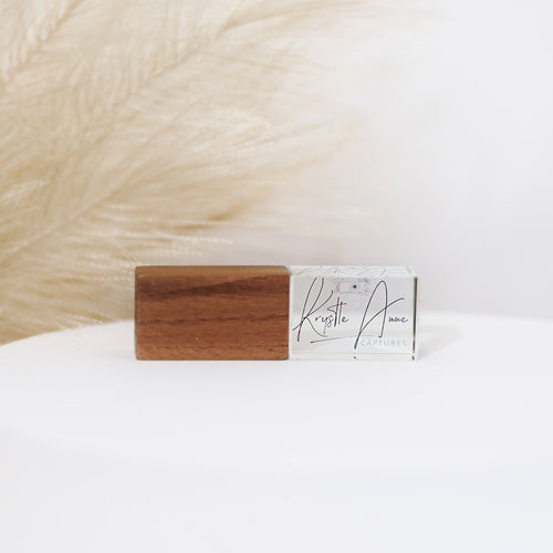 Crystal and Wood USB - Printed