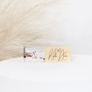 Crystal and Wood USB - Photo Print