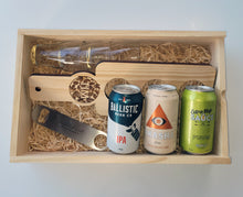 Load image into Gallery viewer, Three Beer Hamper with Tasting Paddle and Bar Blade