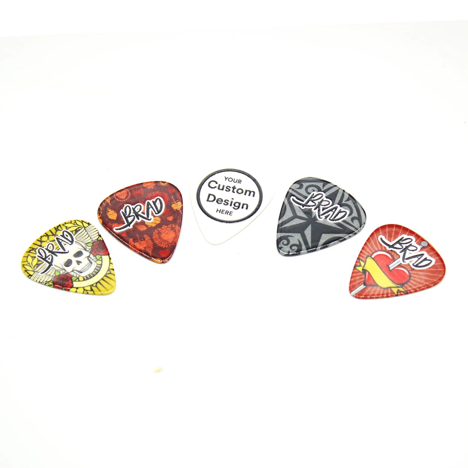 Custom printed guitar picks deals